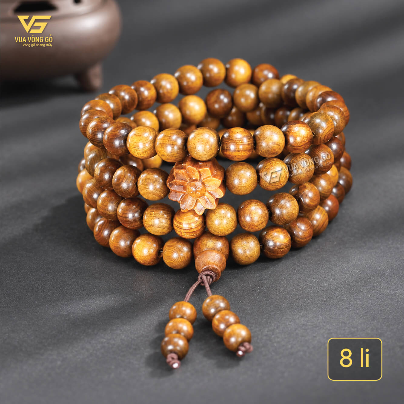 Vòng 108 hạt gỗ Bách Xanh mix Hoa Sen size 8mm, chất gỗ đanh chắc, hương thơm ngọt, phù hợp nam cổ tay to. Vòng 108 hạt gỗ Bách Xanh mix Hoa Sen size 8mm, chất gỗ đanh chắc, hương thơm ngọt, phù hợp nam cổ tay to.