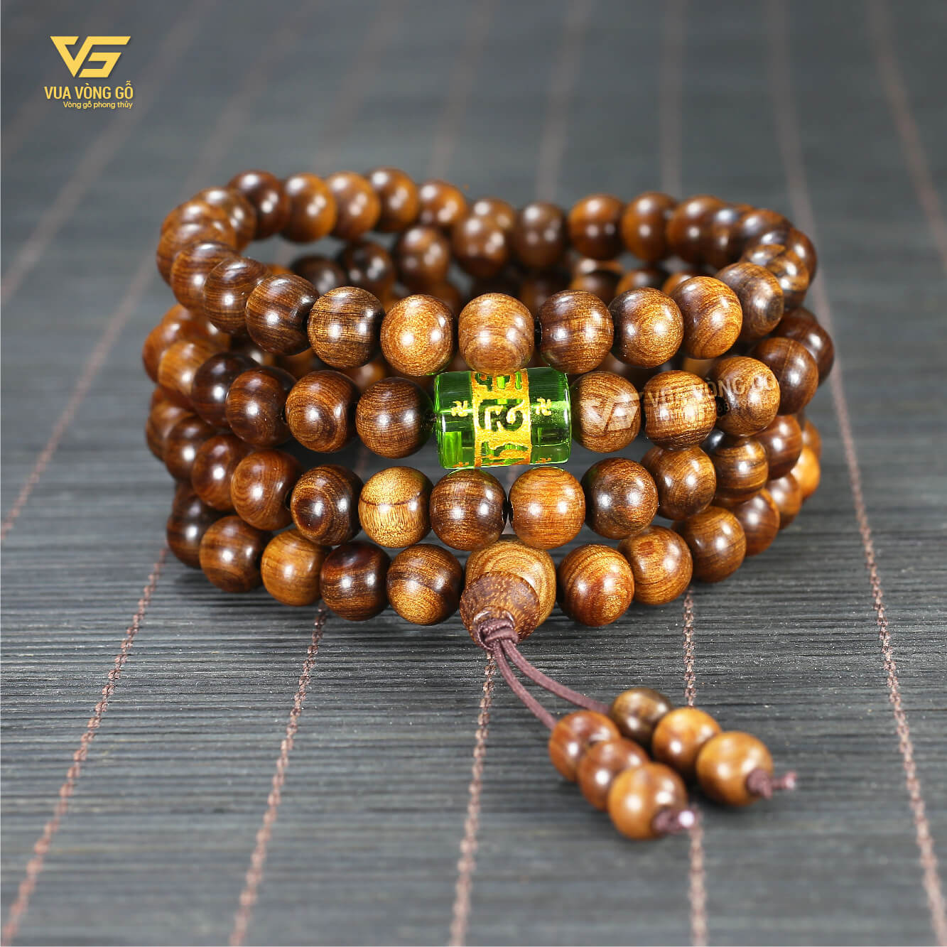 Vòng Bách Xanh 108 hạt mix Lu Thống Omani xanh, màu tượng trưng hành Mộc và Hỏa Vòng Bách Xanh 108 hạt mix Lu Thống Omani xanh, màu tượng trưng hành Mộc và Hỏa