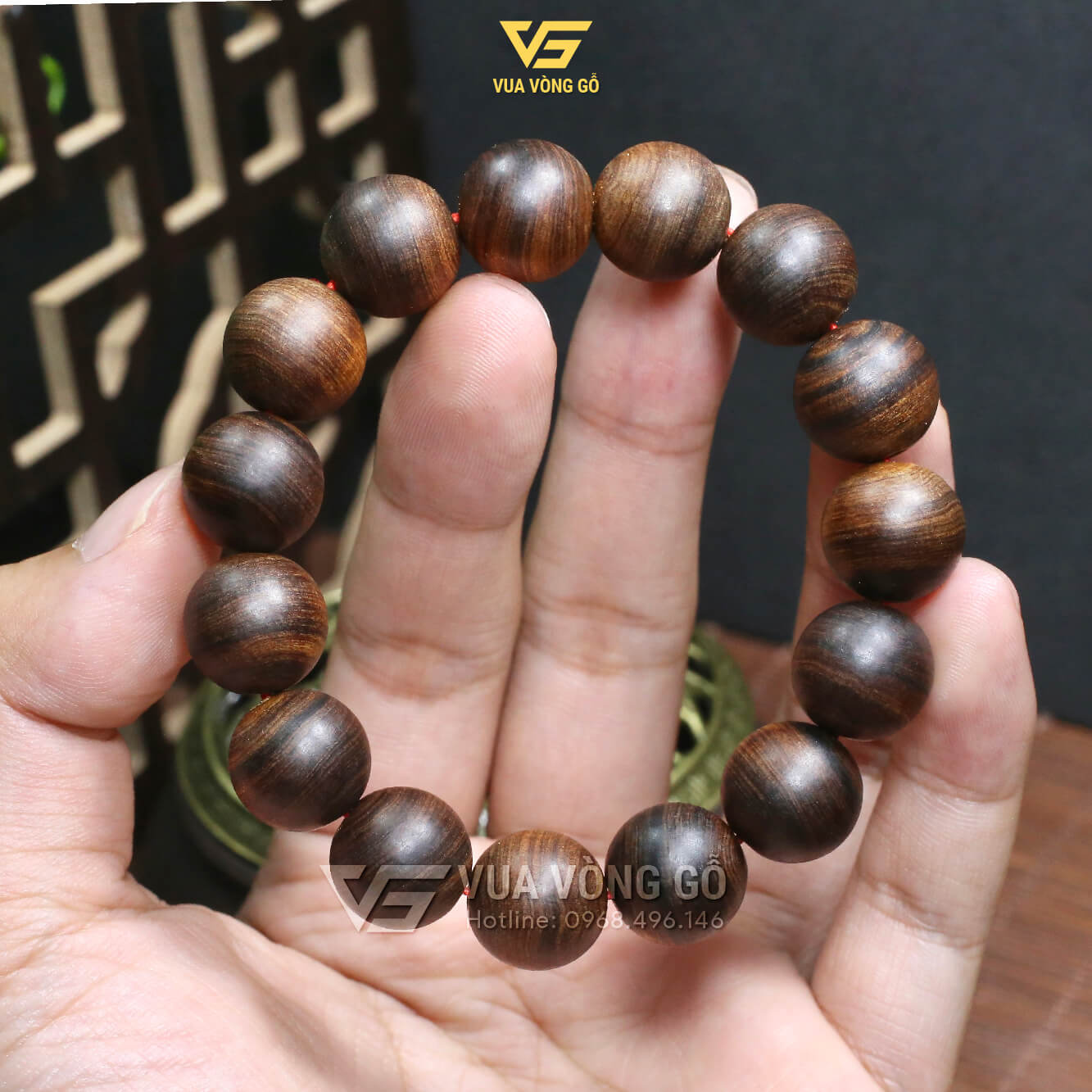 Vong-go-bach-xanh-chim-nuoc-hat-tron-09 Vòng phù hợp đeo tay, đeo cổ, dùng niệm Phật, trưng bày hoặc làm quà tặng phong thủy cao cấp.