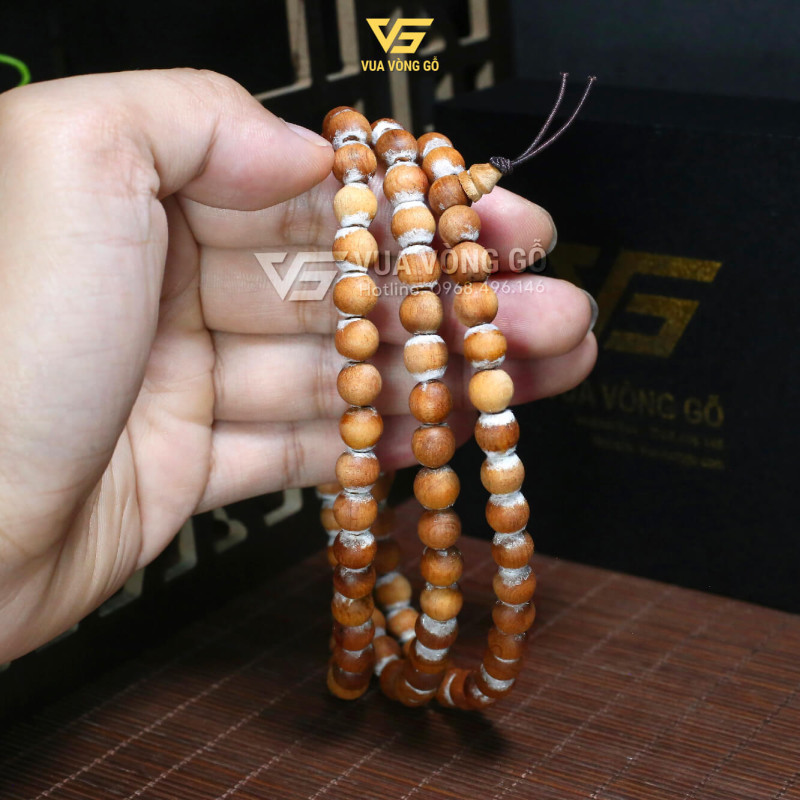 Chuỗi tràng 108 hạt gỗ đeo tay và đeo cổ, giúp an thần, thư giãn tinh thần, hỗ trợ thiền định