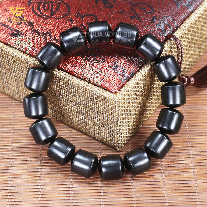 Vòng gỗ mun sừng lu thống phong cách tối giản