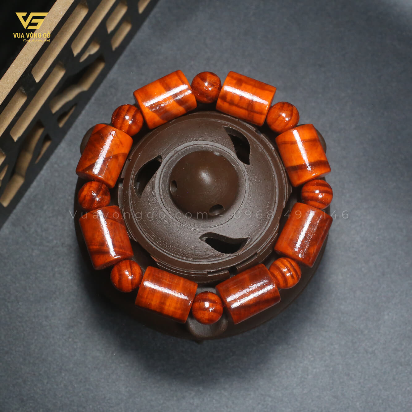 Vòng gỗ Huyết Long thấu quang Đốt trúc vong-go-huyet-long-thau-quang-dot-truc